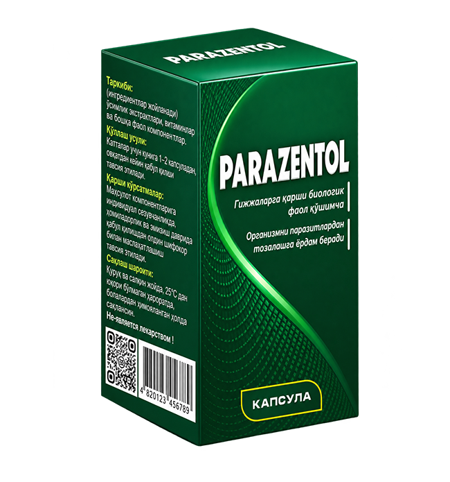 Parazentol kapsulalari